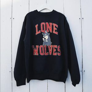 Megan Batoon Lone wolves sweater